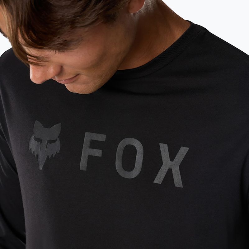 Мъжка велосипедна блуза с дълъг ръкав Fox Racing Absolute Original Dri-Release LS Tee black/black 3