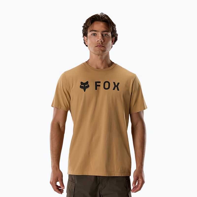 Мъжка тениска Fox Racing Absolute 195 Original SS Tee brown sugar
