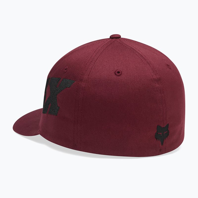 Мъжка шапка с козирка Fox Racing Fox Head X Flexfit dark maroon 2