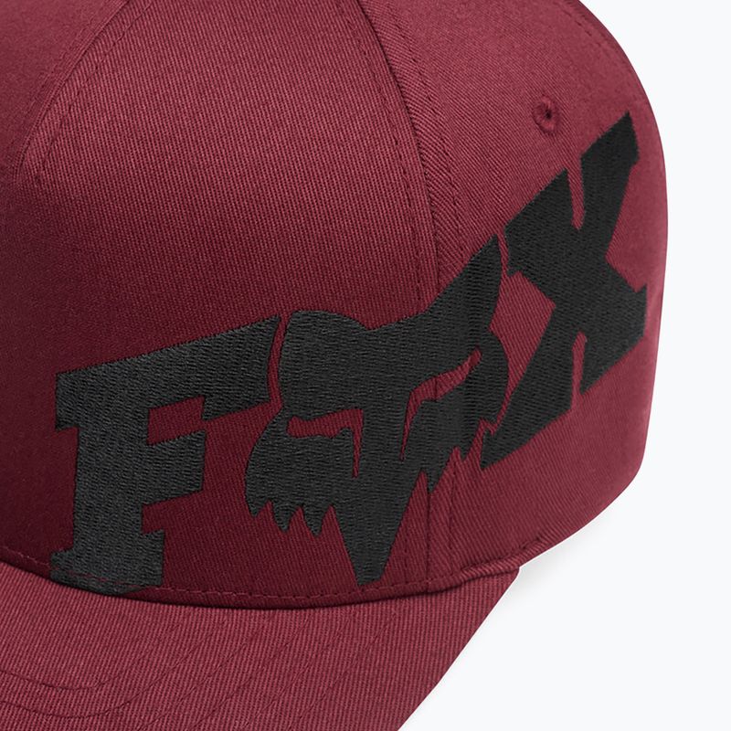 Мъжка шапка с козирка Fox Racing Fox Head X Flexfit dark maroon 4