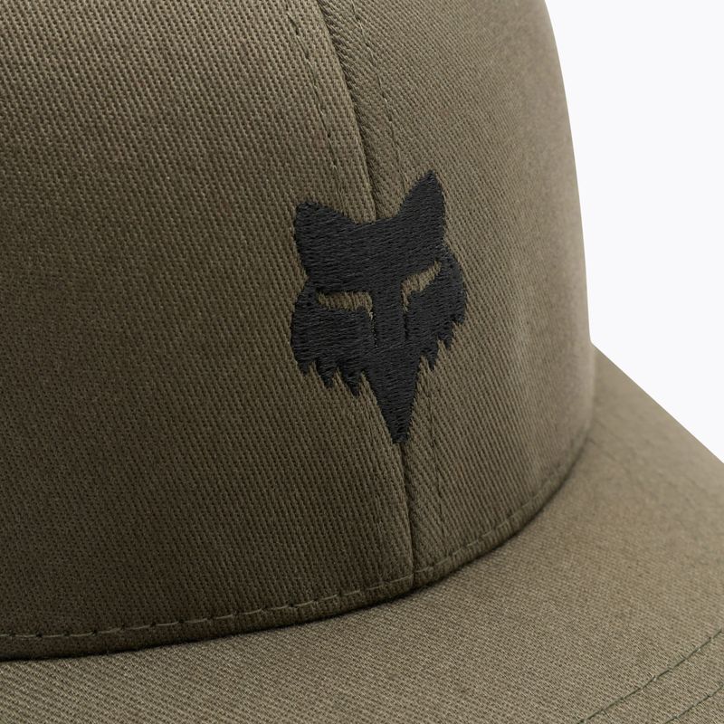 Детска шапка с козирка Fox Racing Fox Head 110 Snapback Jr olive green 3