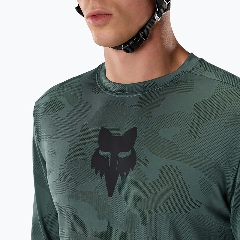 Мъжка велосипедна блуза с дълъг ръкав Fox Racing Ranger Tru Dri sage 3