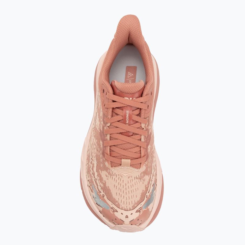 Дамски обувки за бягане HOKA Stinson 7 blush/rose latte 5