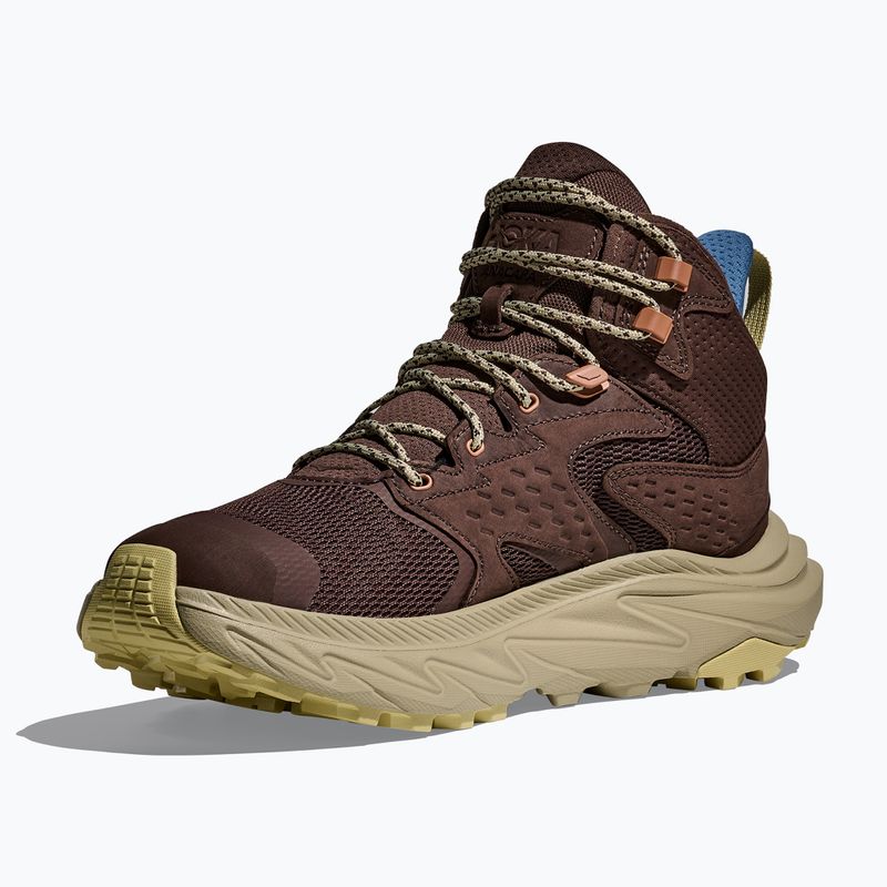 Мъжки туристически обувки HOKA Anacapa 2 Mid GTX walnut/oyster mushroom 4
