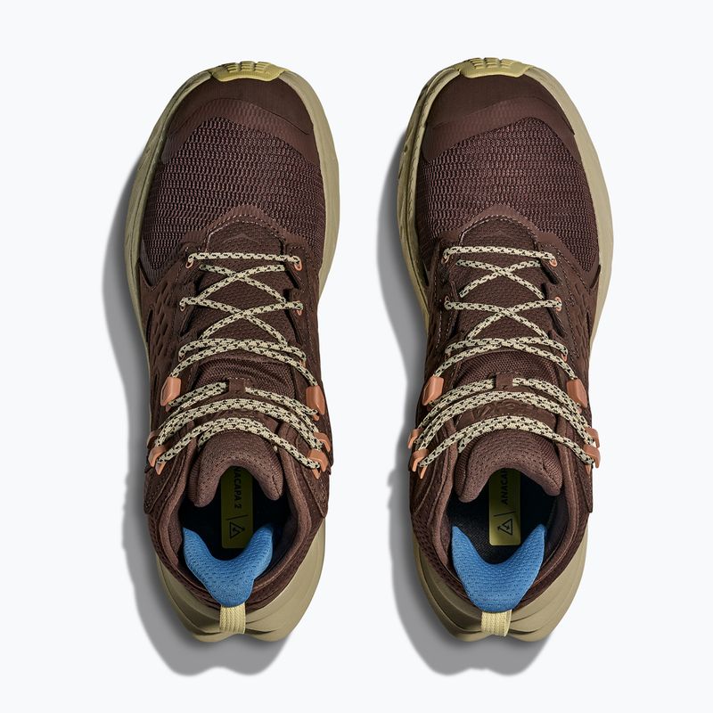 Мъжки туристически обувки HOKA Anacapa 2 Mid GTX walnut/oyster mushroom 8