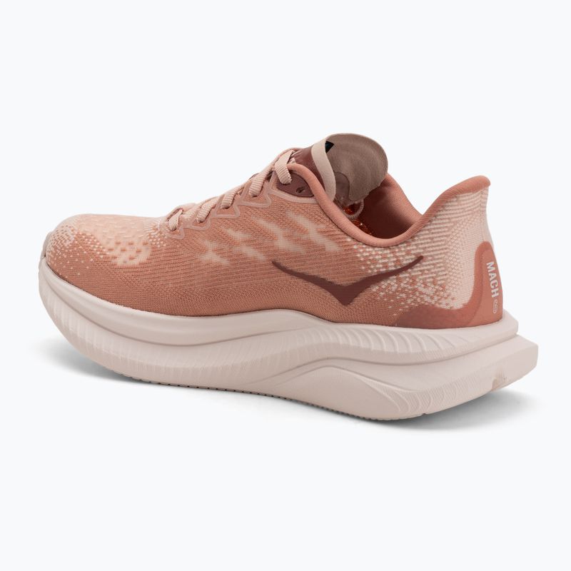 Дамски обувки за бягане HOKA Mach 6 roselatte/blush 3