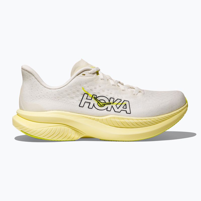 Дамски обувки за бягане HOKA Mach 6 white/neon hoka citrus 2