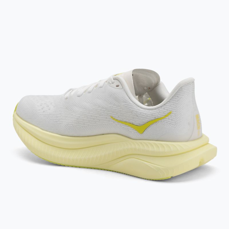 Дамски обувки за бягане HOKA Mach 6 white/neon hoka citrus 3