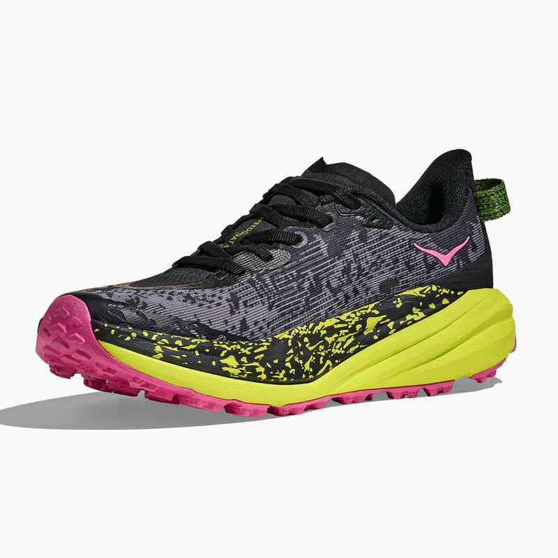 Дамски обувки за бягане HOKA Speedgoat 6 black/neon rose 4