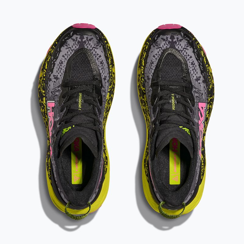 Дамски обувки за бягане HOKA Speedgoat 6 black/neon rose 8