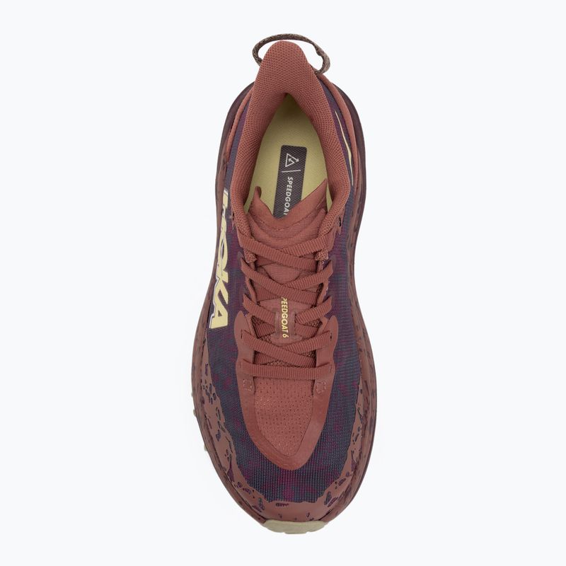 Дамски обувки за бягане HOKA Speedgoat 6 rouge/black cherry 5