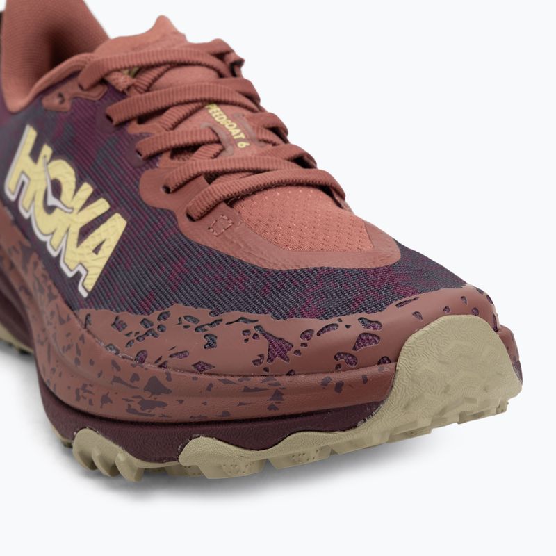 Дамски обувки за бягане HOKA Speedgoat 6 rouge/black cherry 7