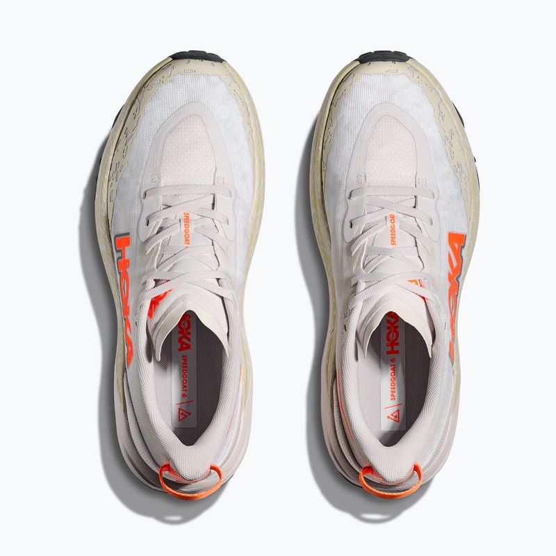 Мъжки обувки за бягане HOKA Speedgoat 6 Wide white/neon tangerine 8