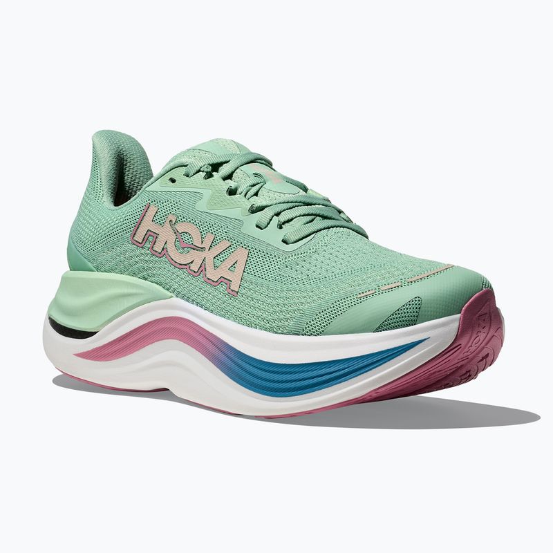 Дамски обувки за бягане HOKA Skyward X jadeite/dried rose 8