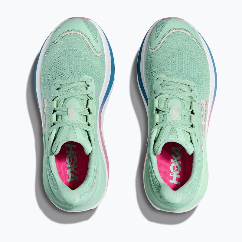 Дамски обувки за бягане HOKA Skyward X jadeite/dried rose 15