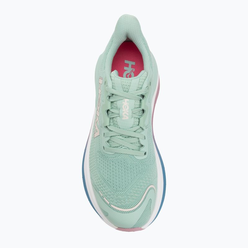 Дамски обувки за бягане HOKA Skyward X jadeite/dried rose 5