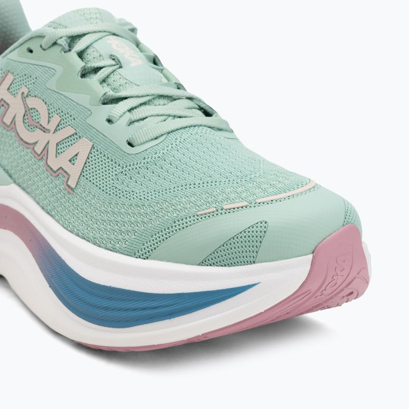 Дамски обувки за бягане HOKA Skyward X jadeite/dried rose 7