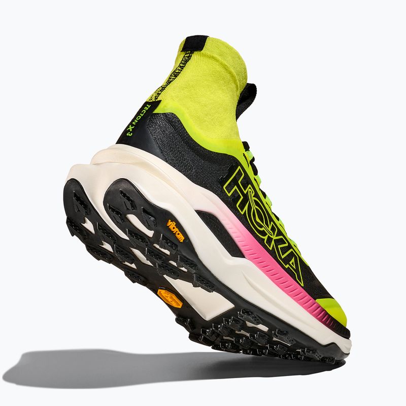 Дамски обувки за бягане HOKA Tecton X 3 neon hoka citrus/black 5