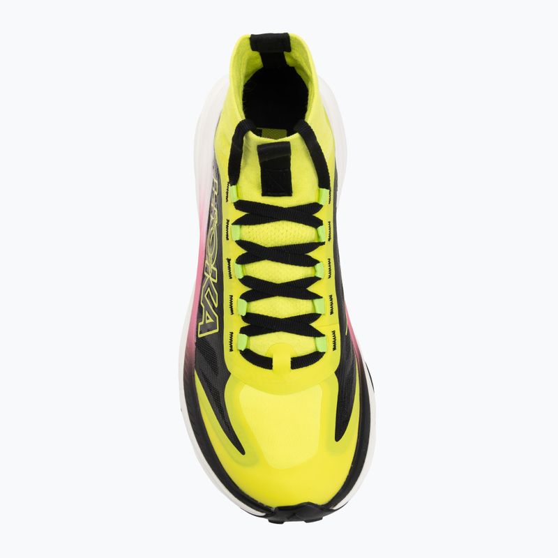 Дамски обувки за бягане HOKA Tecton X 3 neon hoka citrus/black 5