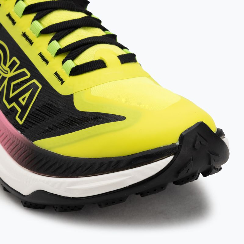 Дамски обувки за бягане HOKA Tecton X 3 neon hoka citrus/black 7