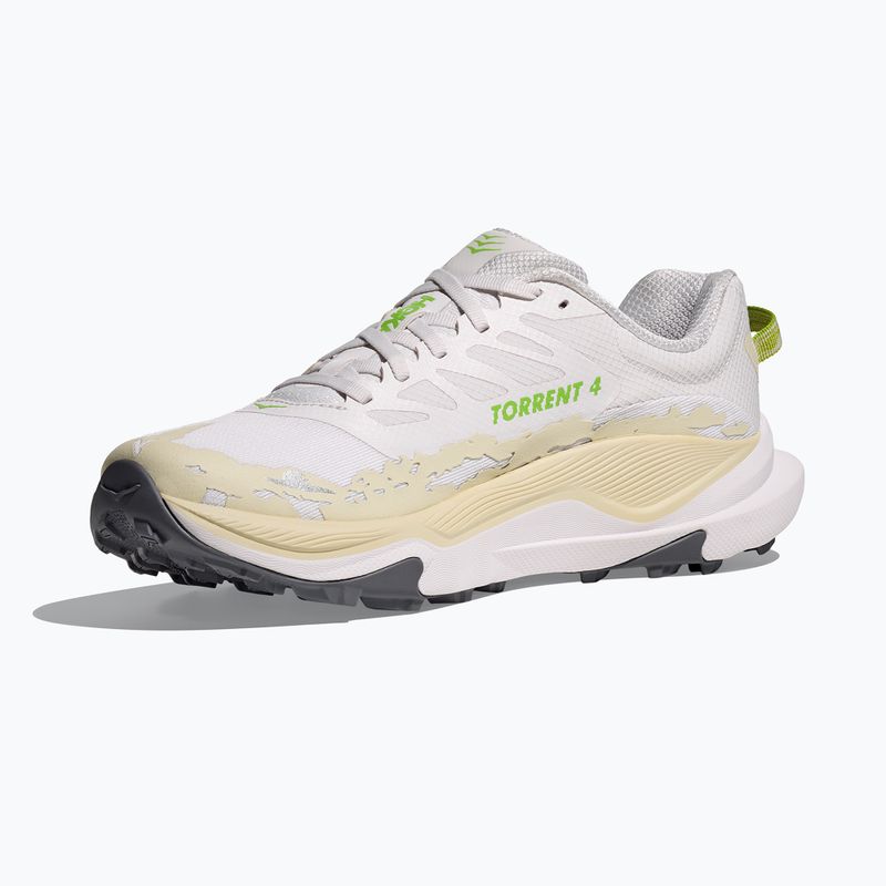 Мъжки обувки за бягане HOKA Torrent 4 white/neon night 4