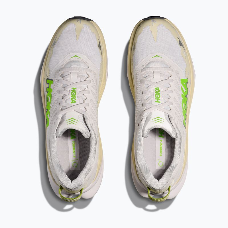 Мъжки обувки за бягане HOKA Torrent 4 white/neon night 7