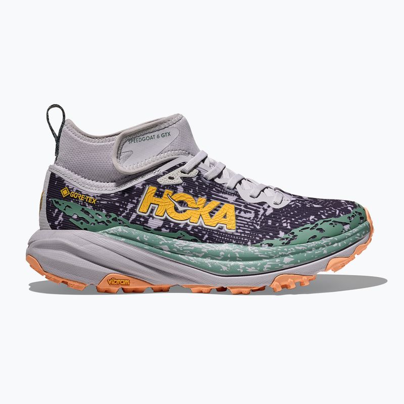Дамски обувки за бягане HOKA Speedgoat 6 MID GTX asteroid/cosmic grey 9
