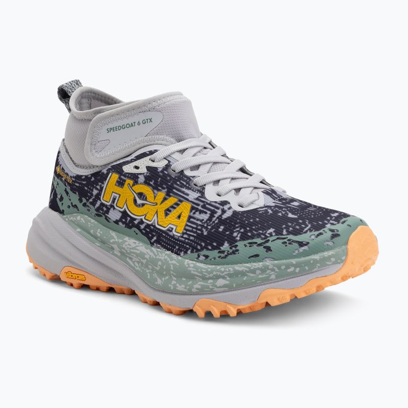Дамски обувки за бягане HOKA Speedgoat 6 MID GTX asteroid/cosmic grey