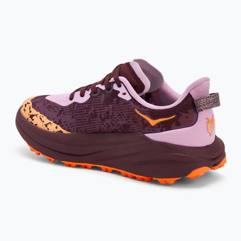 Детски обувки за бягане HOKA Speedgoat 6 flower nectar/neon tangerine 3