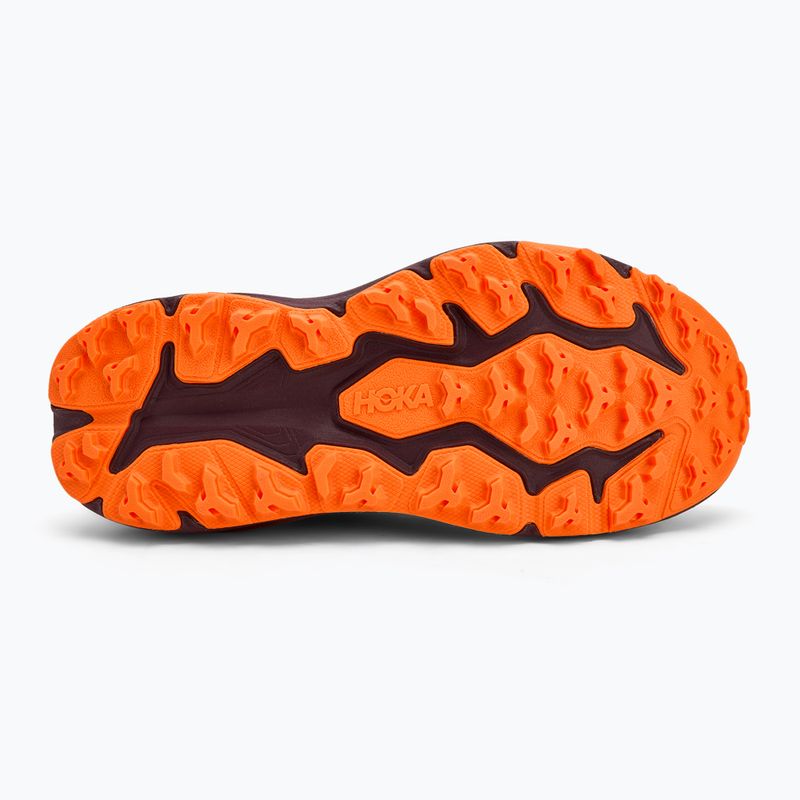 Детски обувки за бягане HOKA Speedgoat 6 flower nectar/neon tangerine 4