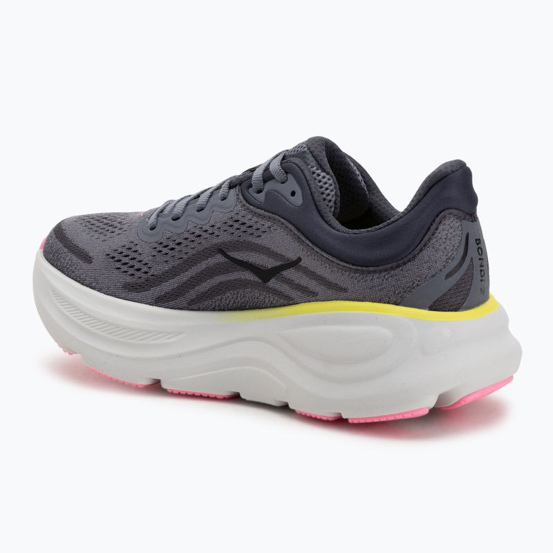 Дамски обувки за бягане HOKA Bondi 9 charcoal grey/grey skies 3