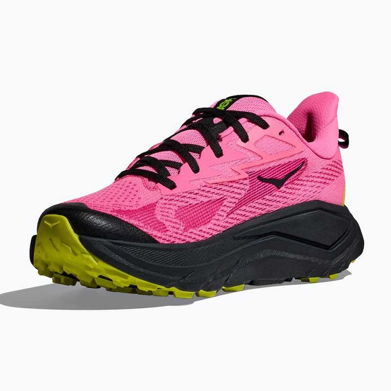 Дамски обувки за бягане HOKA Challenger 8 neon rose/black 4