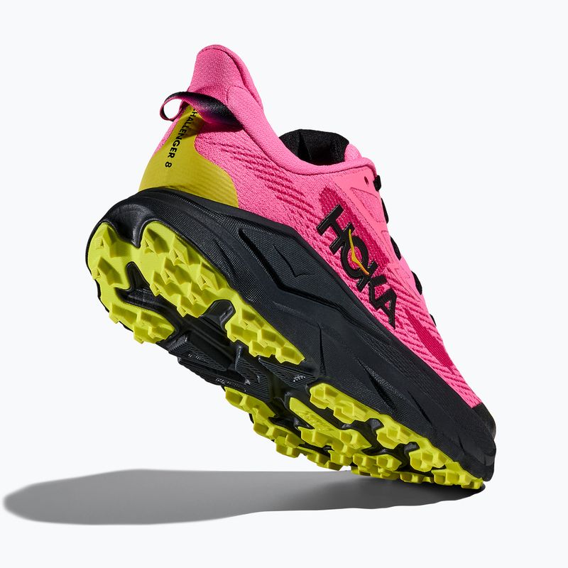 Дамски обувки за бягане HOKA Challenger 8 neon rose/black 5