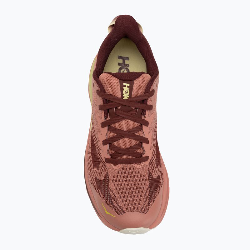 Дамски обувки за бягане HOKA Challenger 8 Wide blush / dark cedar 5