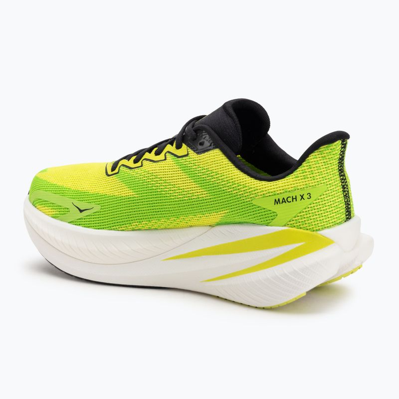Мъжки обувки за бягане Hoka Mach X 3 neon hoka citrus/neon lime 3