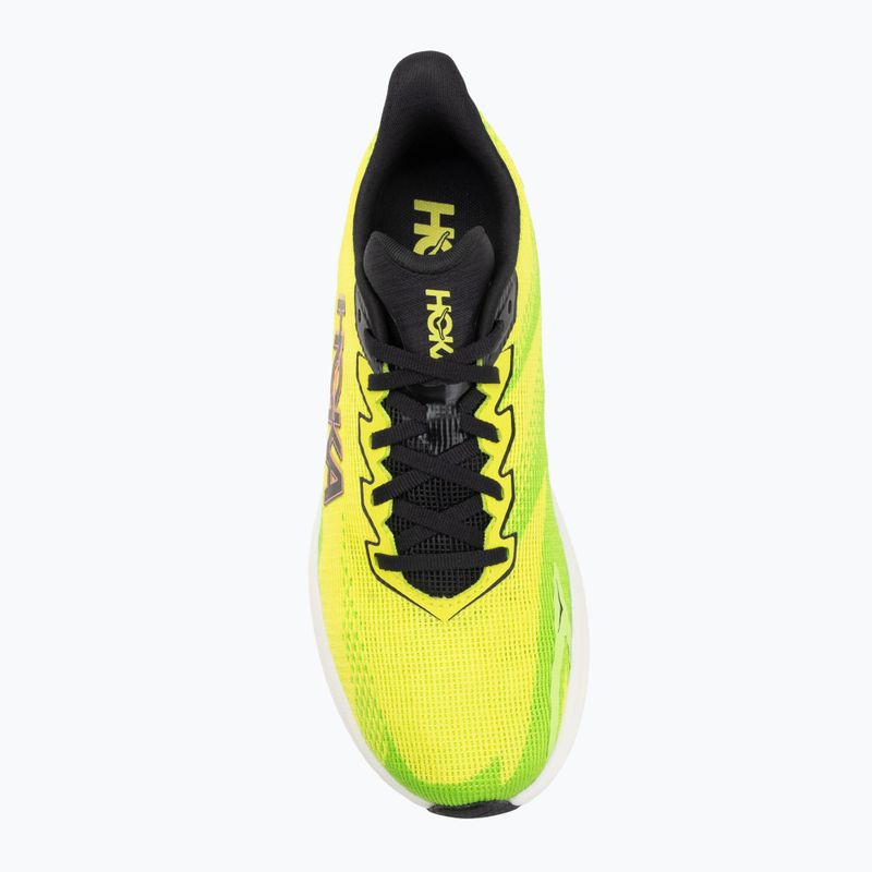 Мъжки обувки за бягане Hoka Mach X 3 neon hoka citrus/neon lime 5