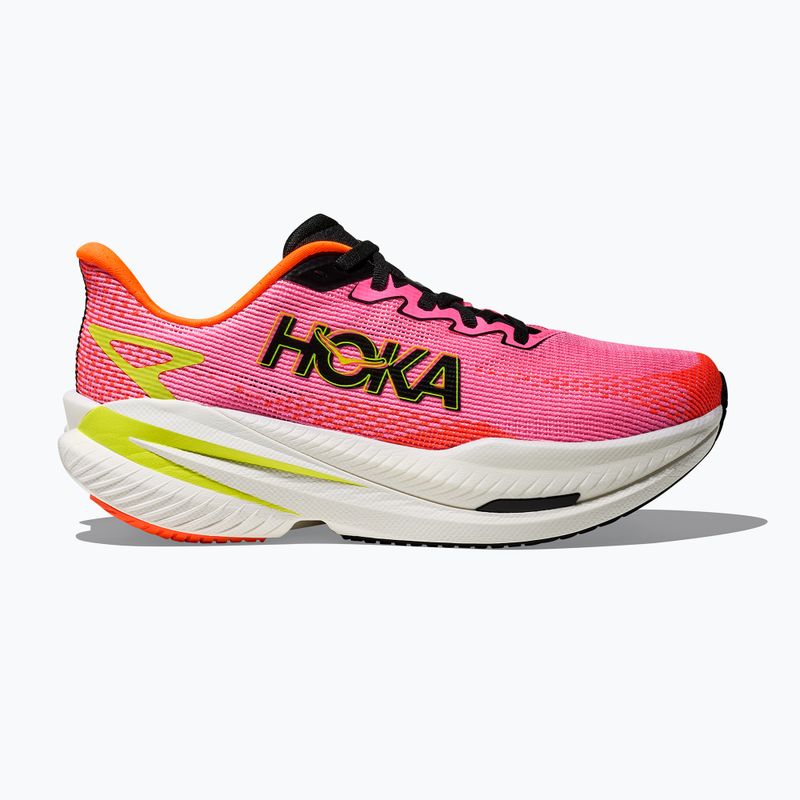 Дамски маратонки за бягане Hoka Mach X 3 neon rose/neon tangerine 2