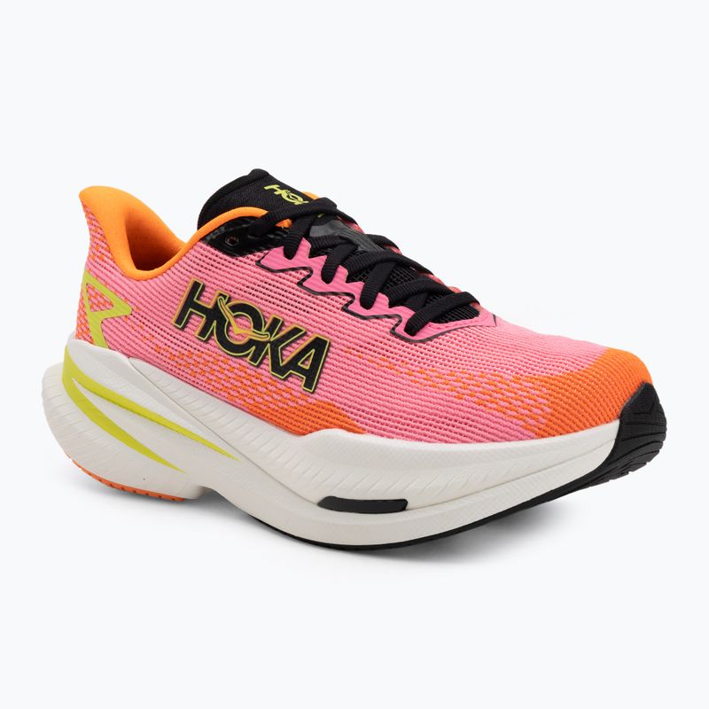 Дамски обувки за бягане Hoka Mach X 3 neon rose/neon tangerine