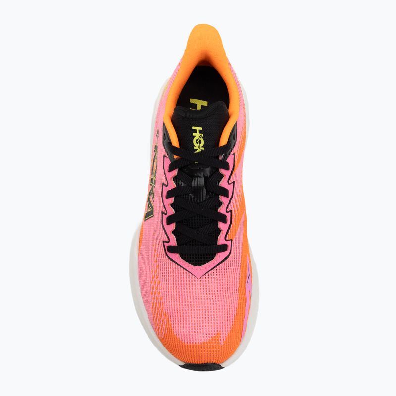 Дамски обувки за бягане Hoka Mach X 3 neon rose/neon tangerine 5