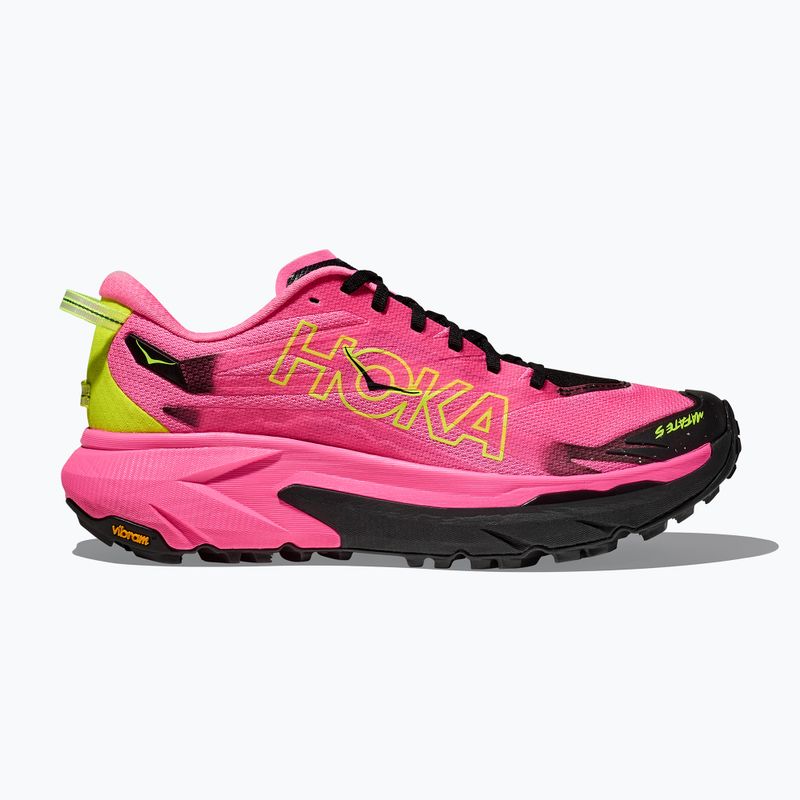 Мъжки обувки за бягане HOKA Mafate 5 neon rose/black 2