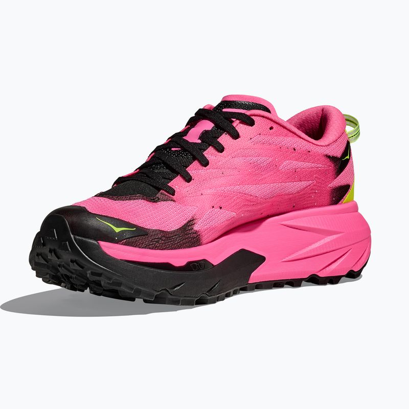 Мъжки обувки за бягане HOKA Mafate 5 neon rose/black 4