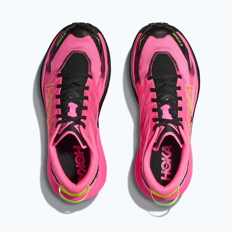 Мъжки обувки за бягане HOKA Mafate 5 neon rose/black 8