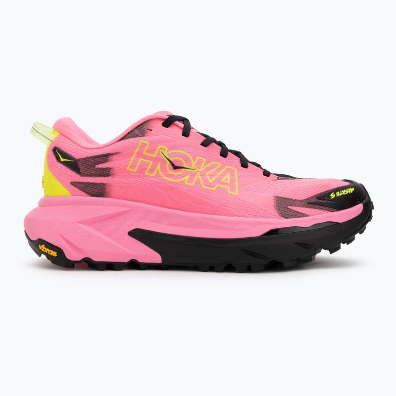 Мъжки обувки за бягане HOKA Mafate 5 neon rose/black 2