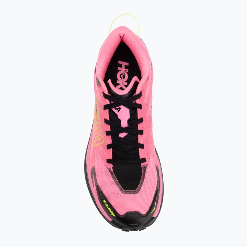 Мъжки обувки за бягане HOKA Mafate 5 neon rose/black 5