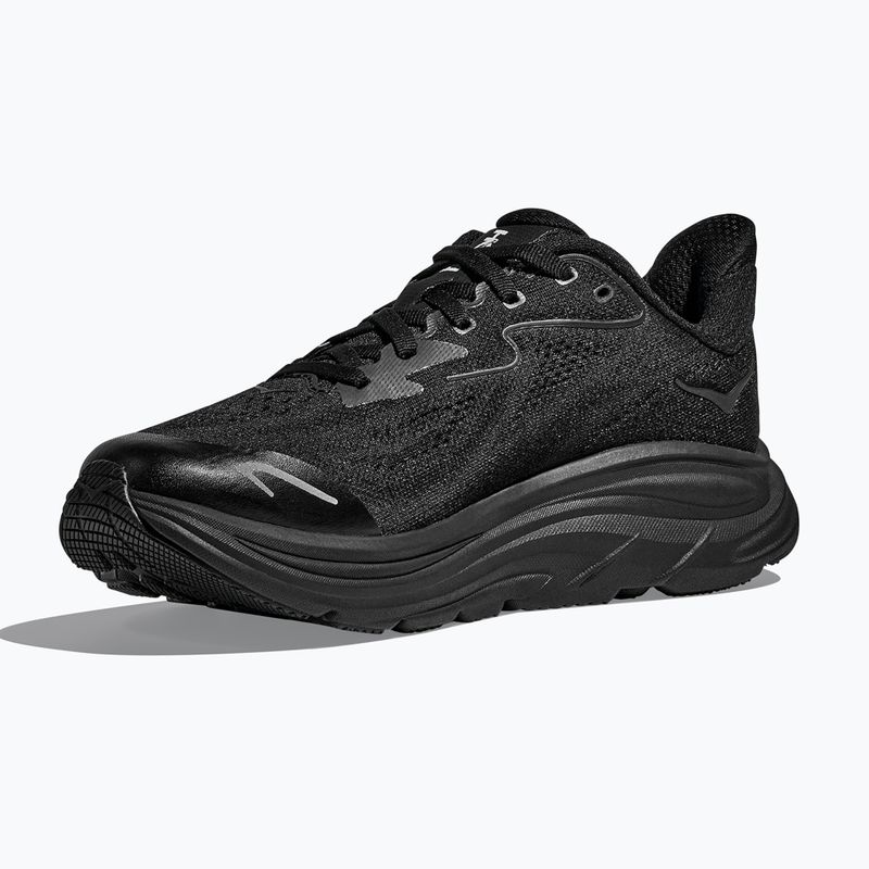 Детски обувки за бягане HOKA Clifton 10 black/black 11