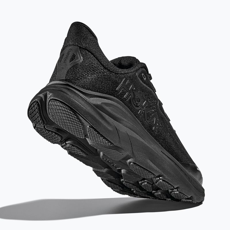 Детски обувки за бягане HOKA Clifton 10 black/black 12