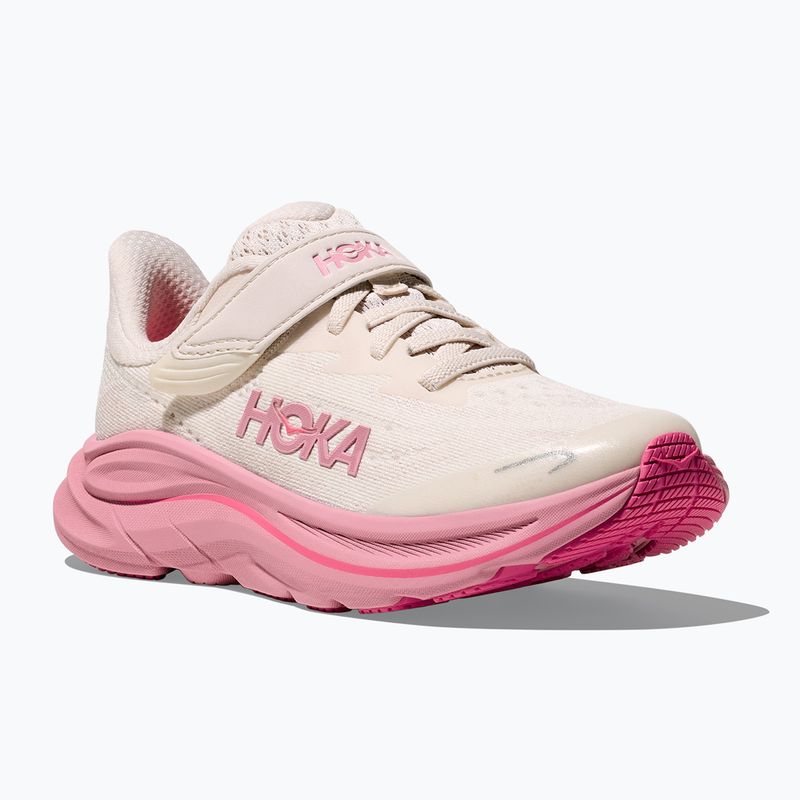 Детски обувки за бягане HOKA Clifton 10 rose cream/dried rose 8