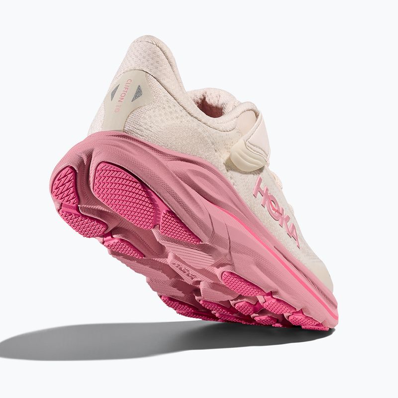 Детски обувки за бягане HOKA Clifton 10 rose cream/dried rose 12