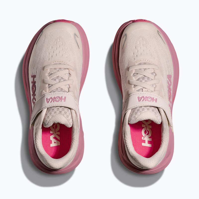 Детски обувки за бягане HOKA Clifton 10 rose cream/dried rose 15