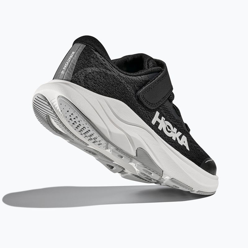 Детски обувки за бягане HOKA Rincon 4 Little Kids black/white 5